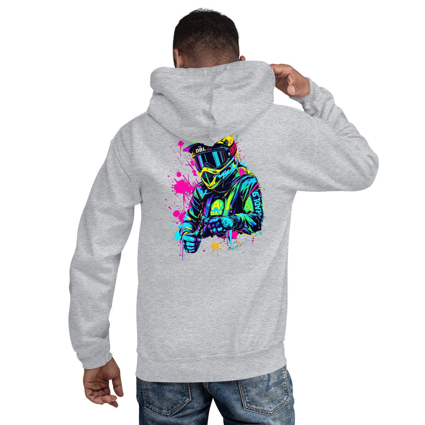 Unisex Psychedelic bike art series-2 Hoodie