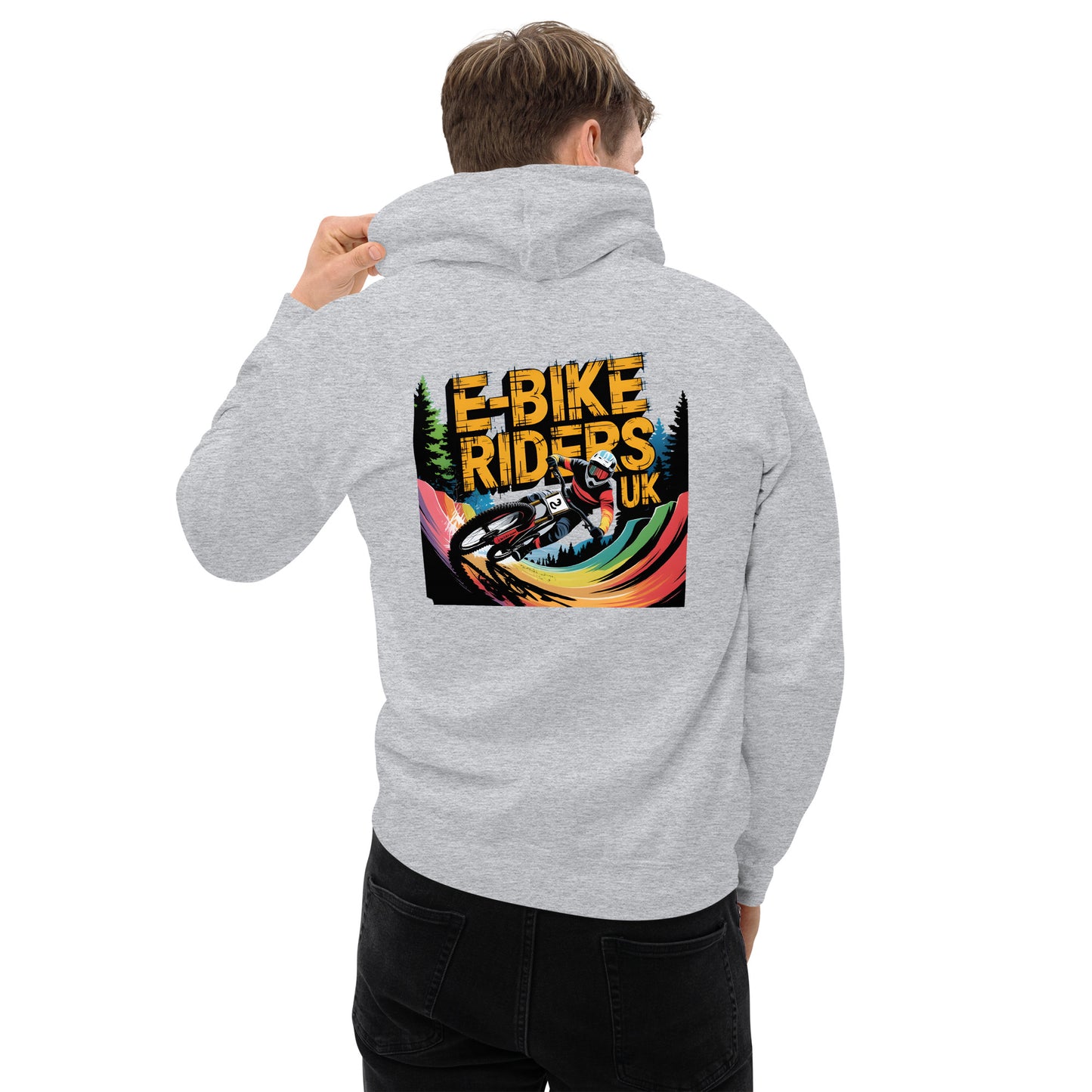 Unisex E-bike riders U K Series 2 Hoodie