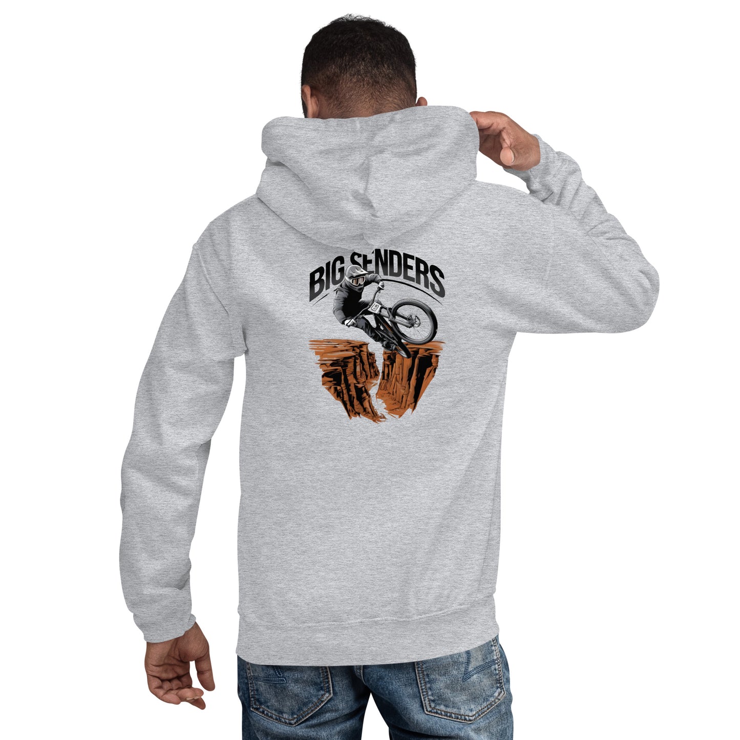 Unisex Twin print Big Canyon Sender Hoodie
