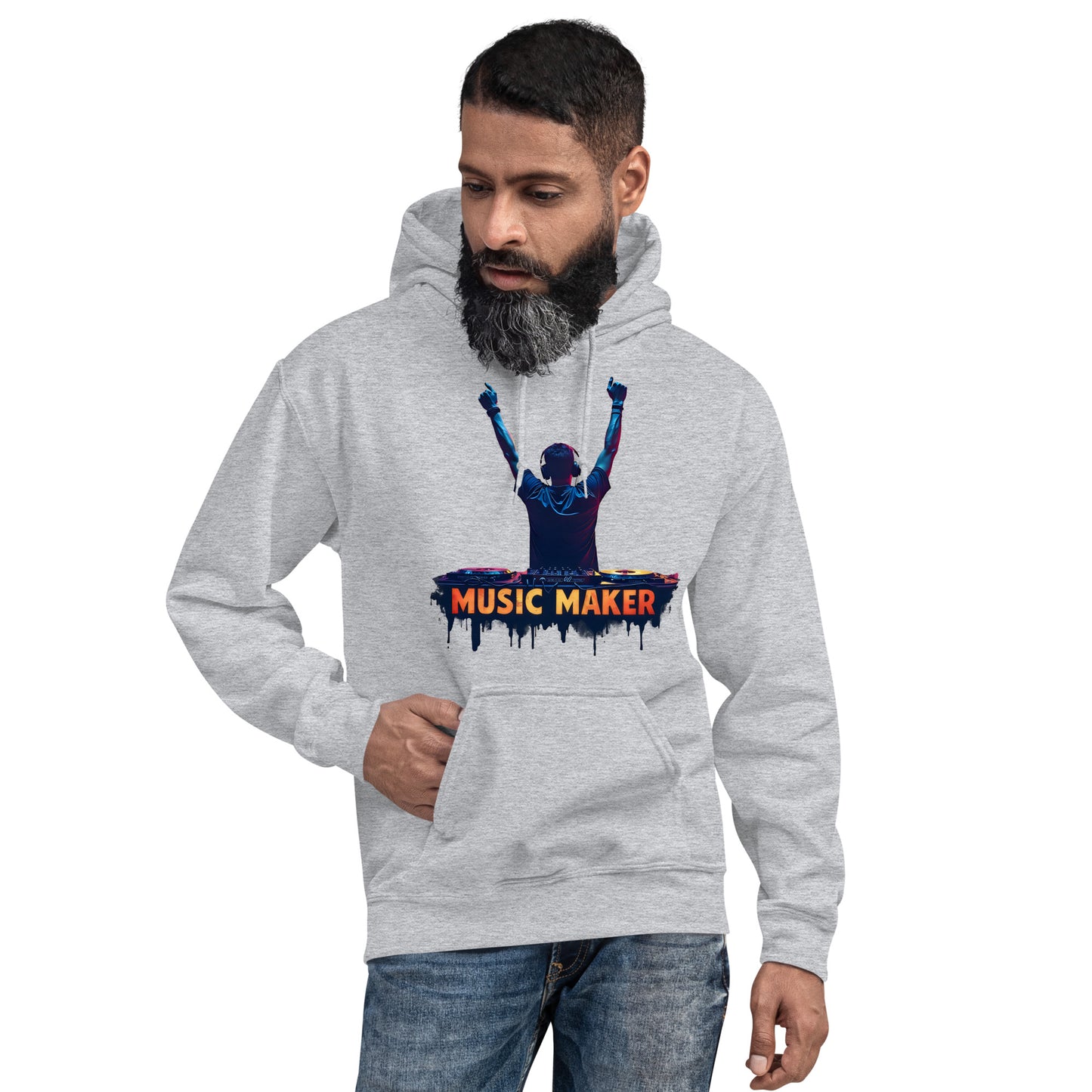 Unisex Music maker Twin-print music creator Hoodie