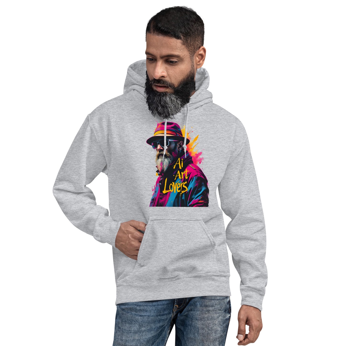 Unisex Twin print gravy Ai style art lover Hoodie