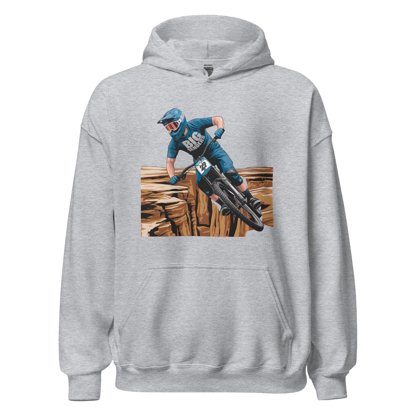 Unisex Big sender Series 2 Twin print Hoodie