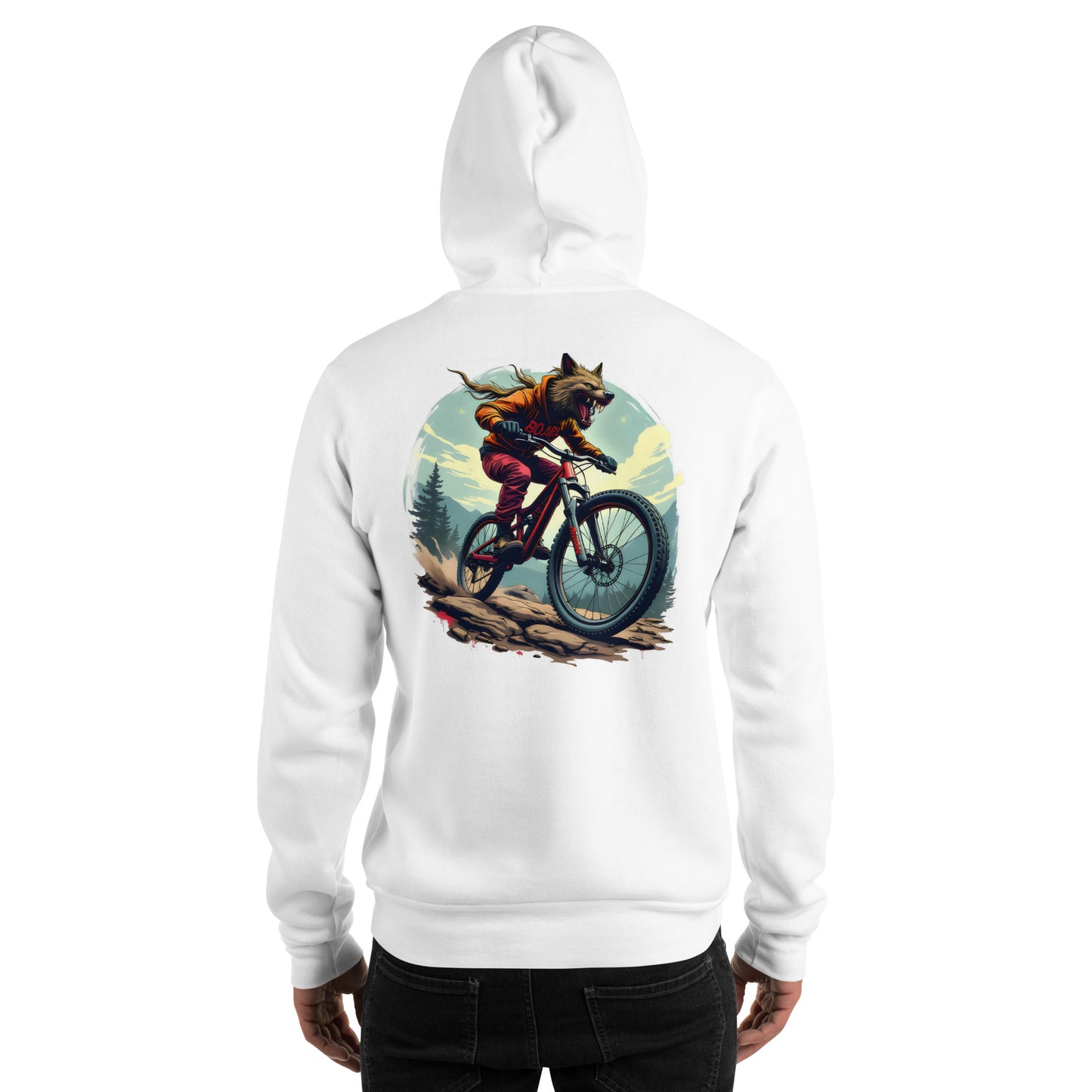 Unisex Wolfman rides Hoodie