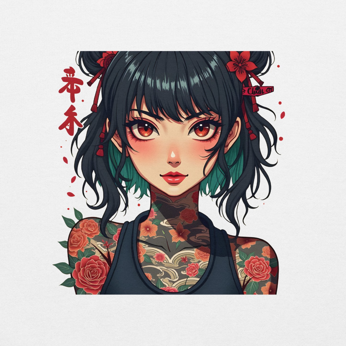 Unisex Japanese woman classic Hoodie