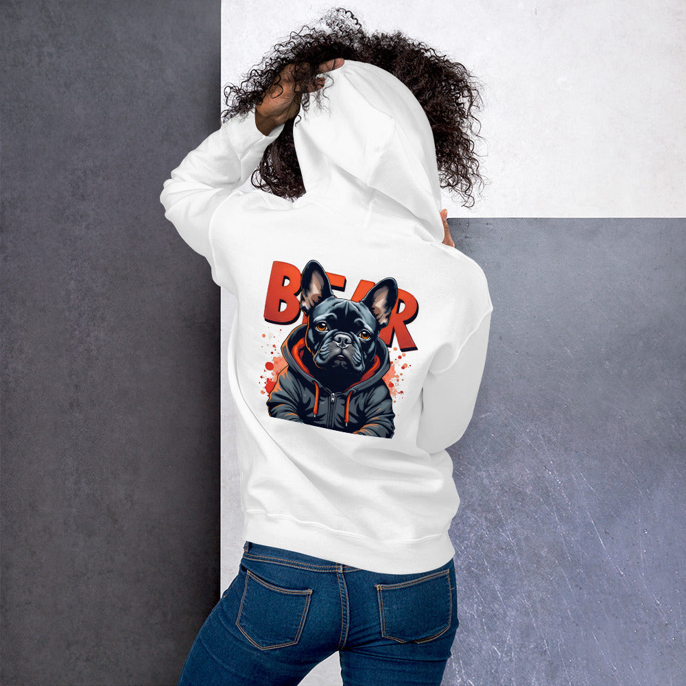 Unisex Bear Dog French bulldog classic Hoodie