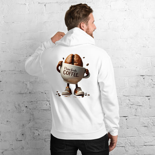 Unisex I love fresh coffee Hoodie