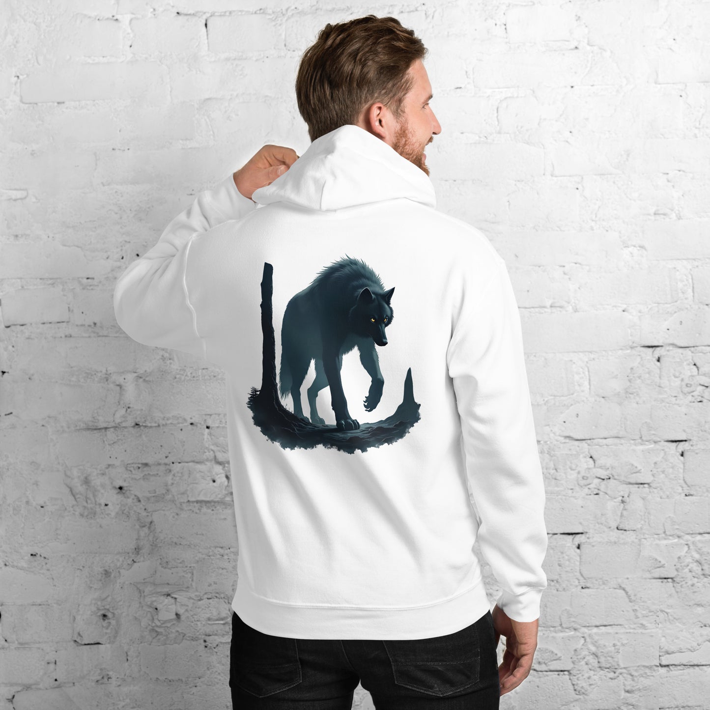 Unisex Unisex Shadow Wolf classic tee Hoodie