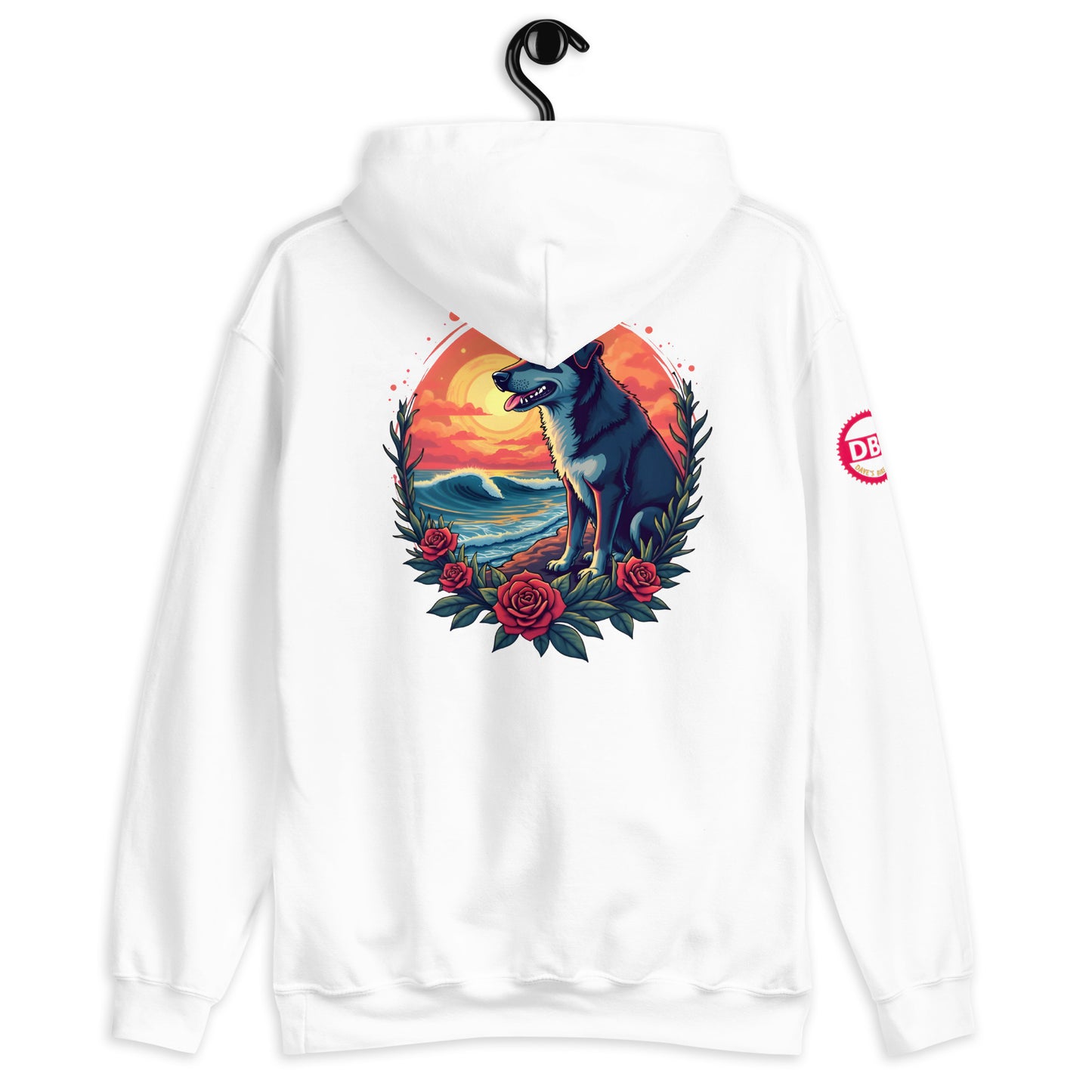 Unisex Labrador rose Hoodie