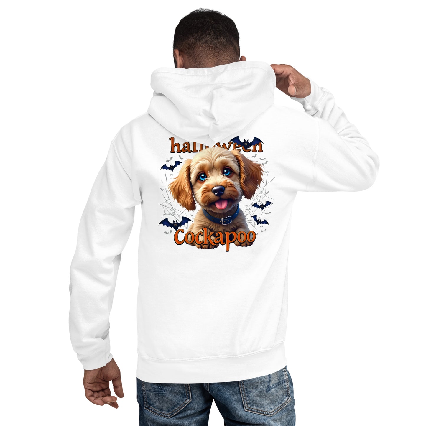 Unisex Halloween Blonde French bulldog Hoodie