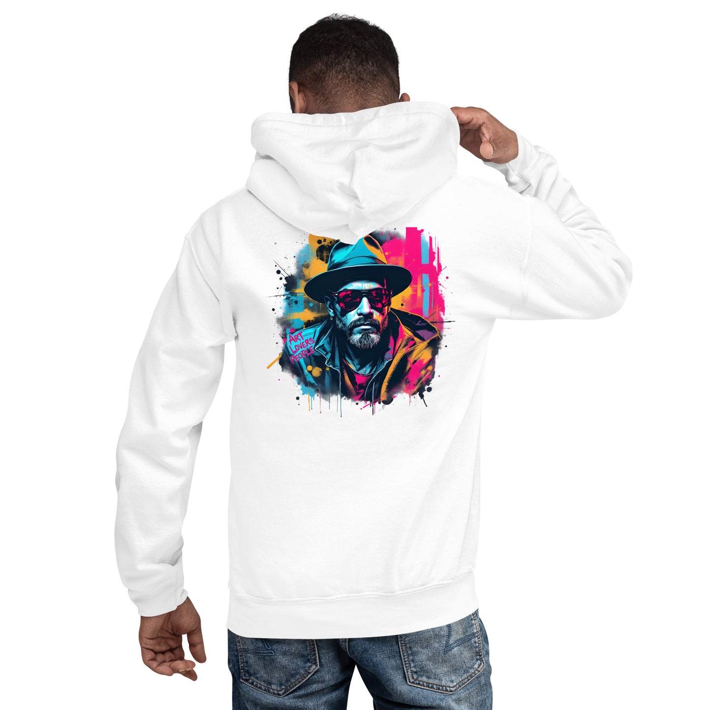 Unisex Twin print gravy Ai style art lover Hoodie