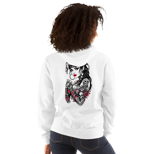 Unisex Cool looking Gypsy girl Short-Sleeve Hoodie