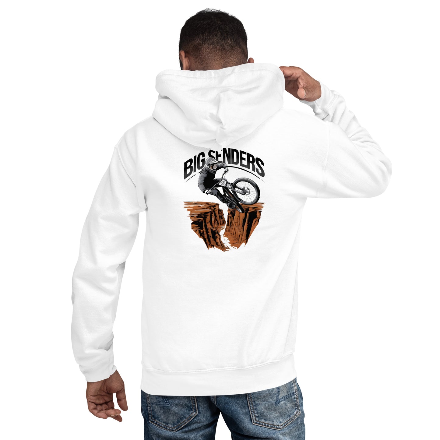Unisex Twin print Big Canyon Sender Hoodie