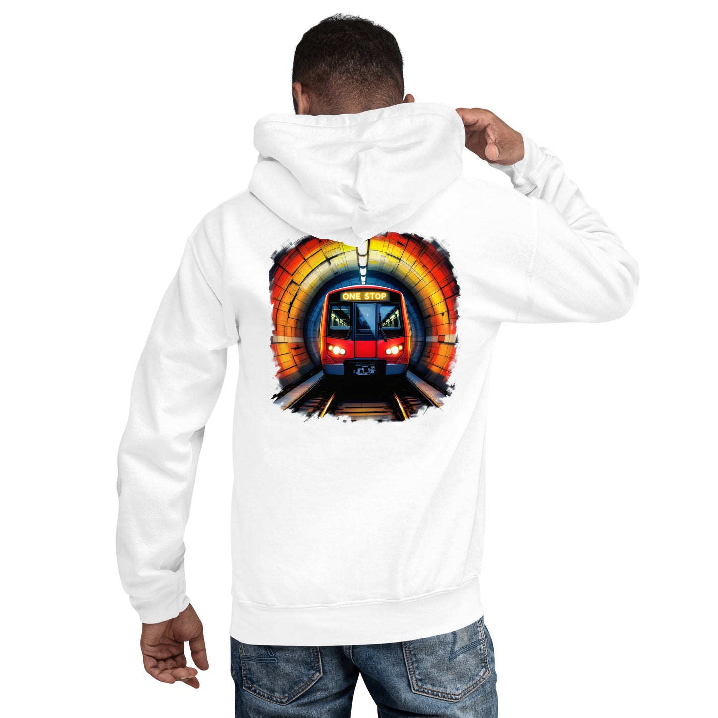 Unisex UK Underground one stop Hoodie