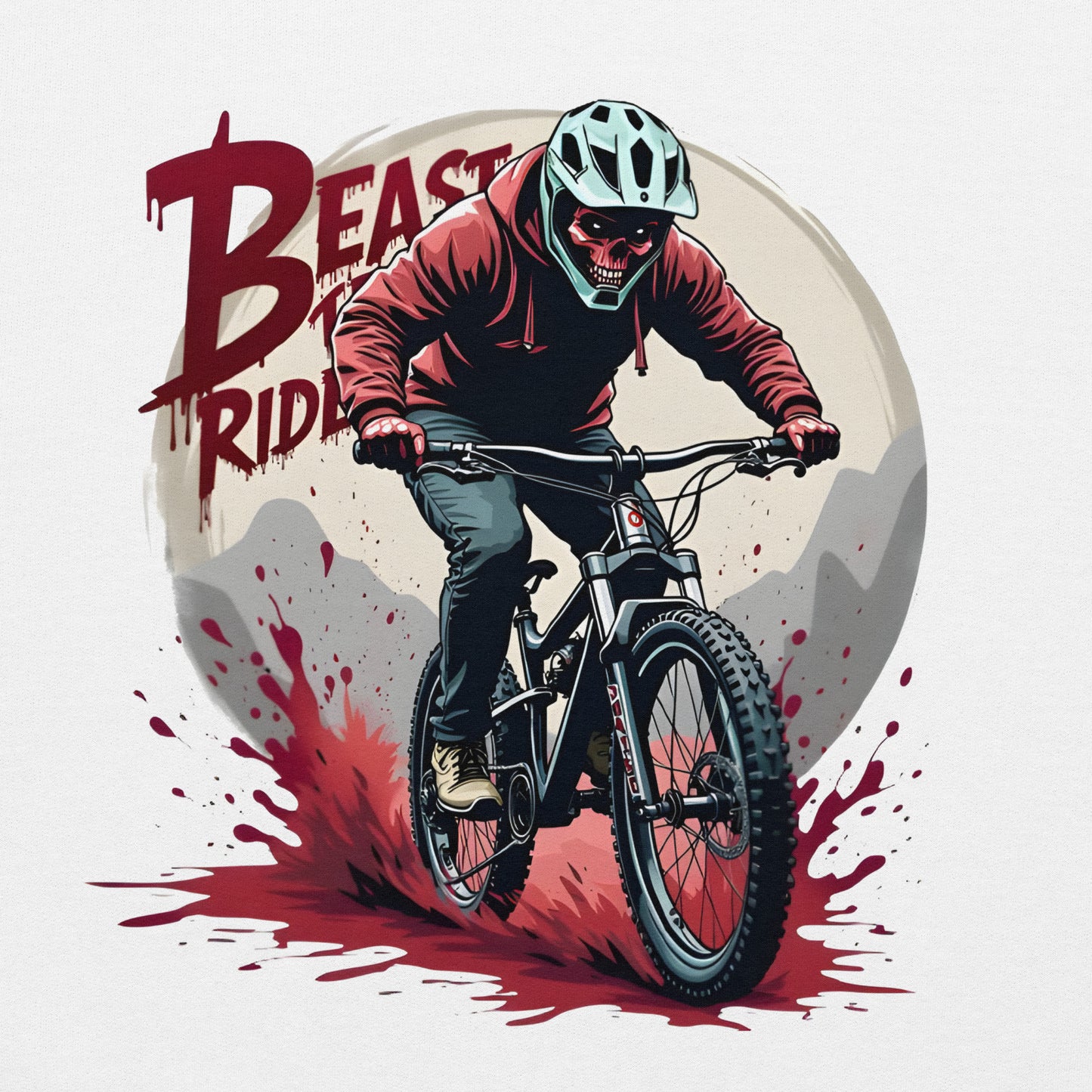 Unisex Beast rider blood 2 classic Hoodie