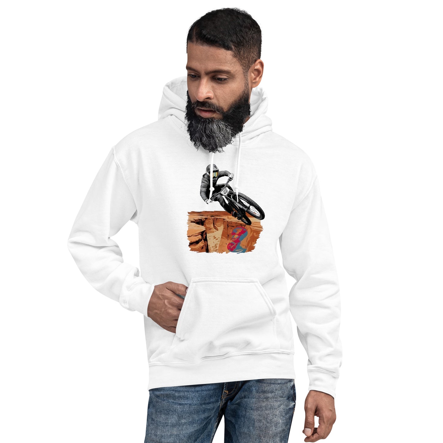 Unisex Twin print Big Canyon Sender Hoodie