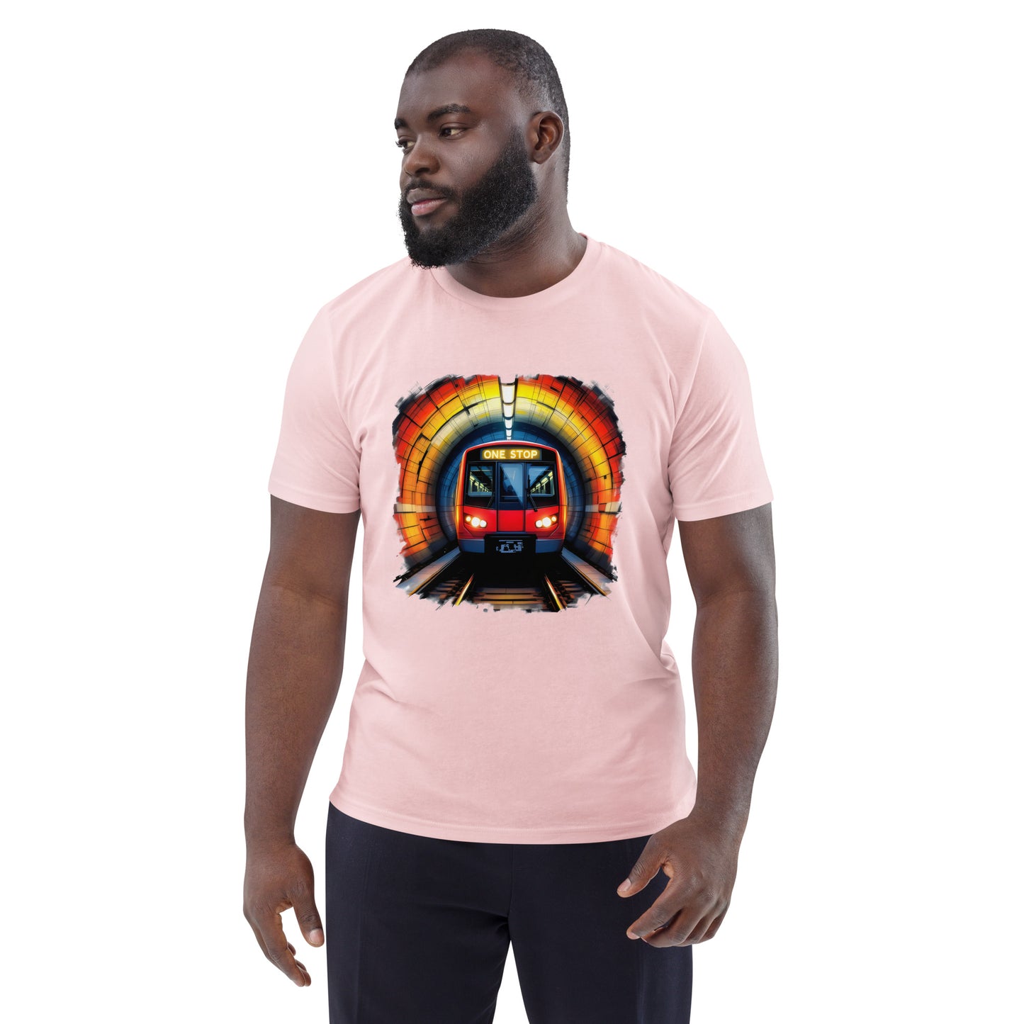 Unisex UK Underground one stop organic cotton t-shirt
