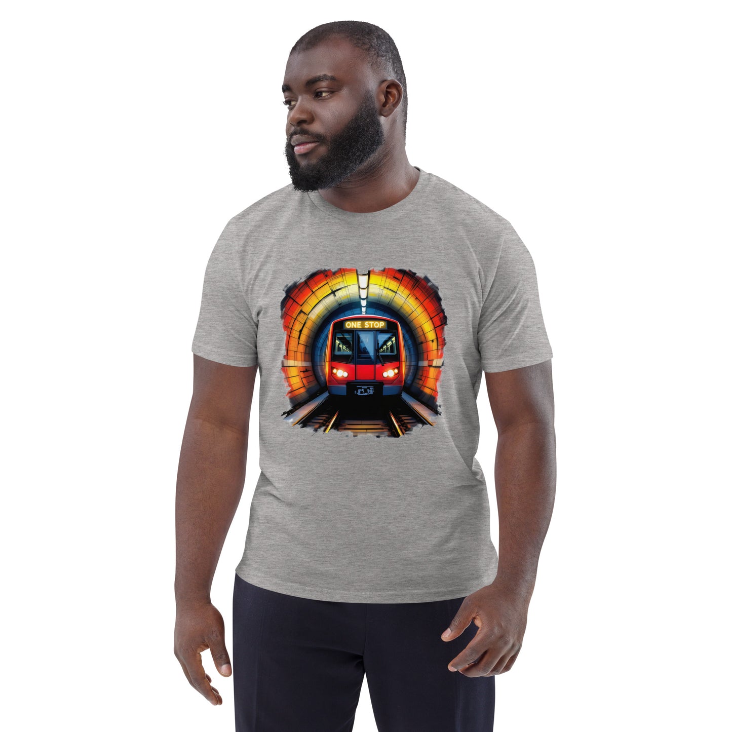 Unisex UK Underground one stop organic cotton t-shirt