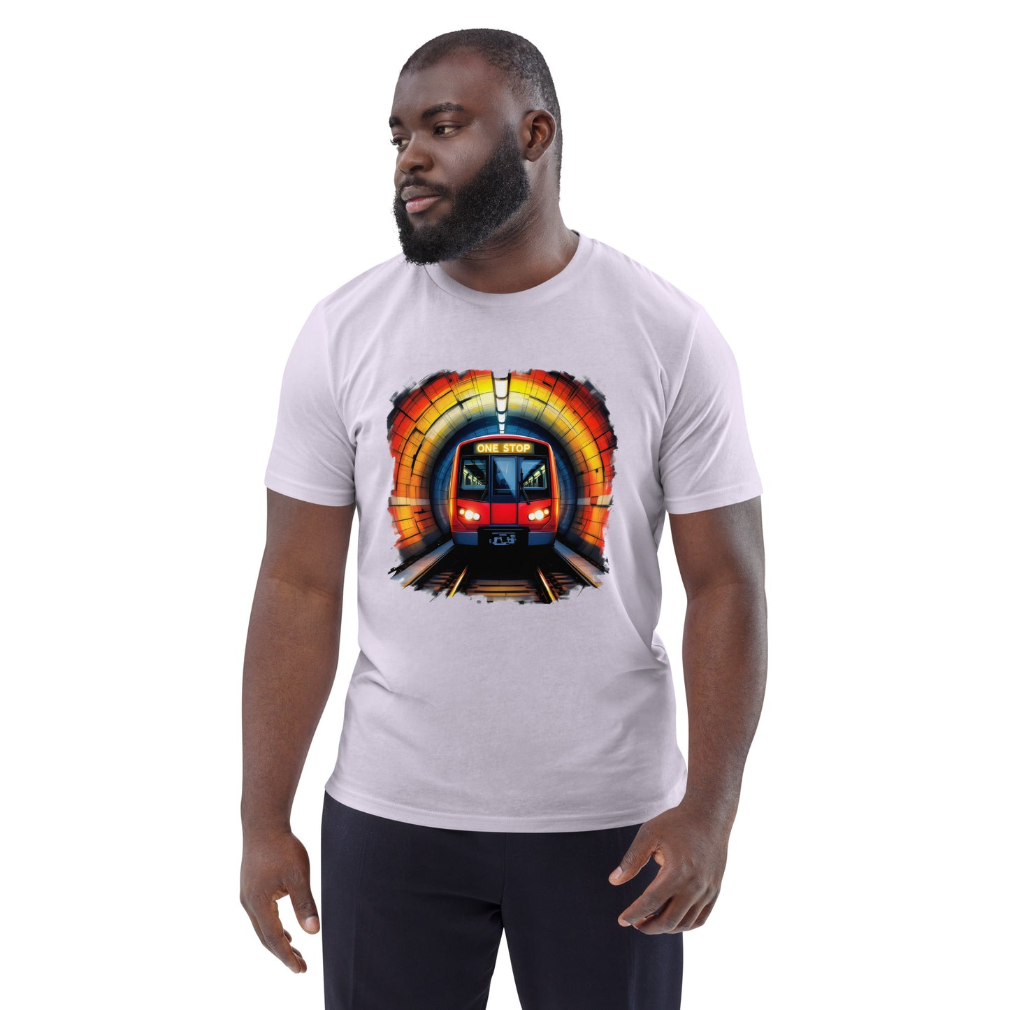 Unisex UK Underground one stop organic cotton t-shirt