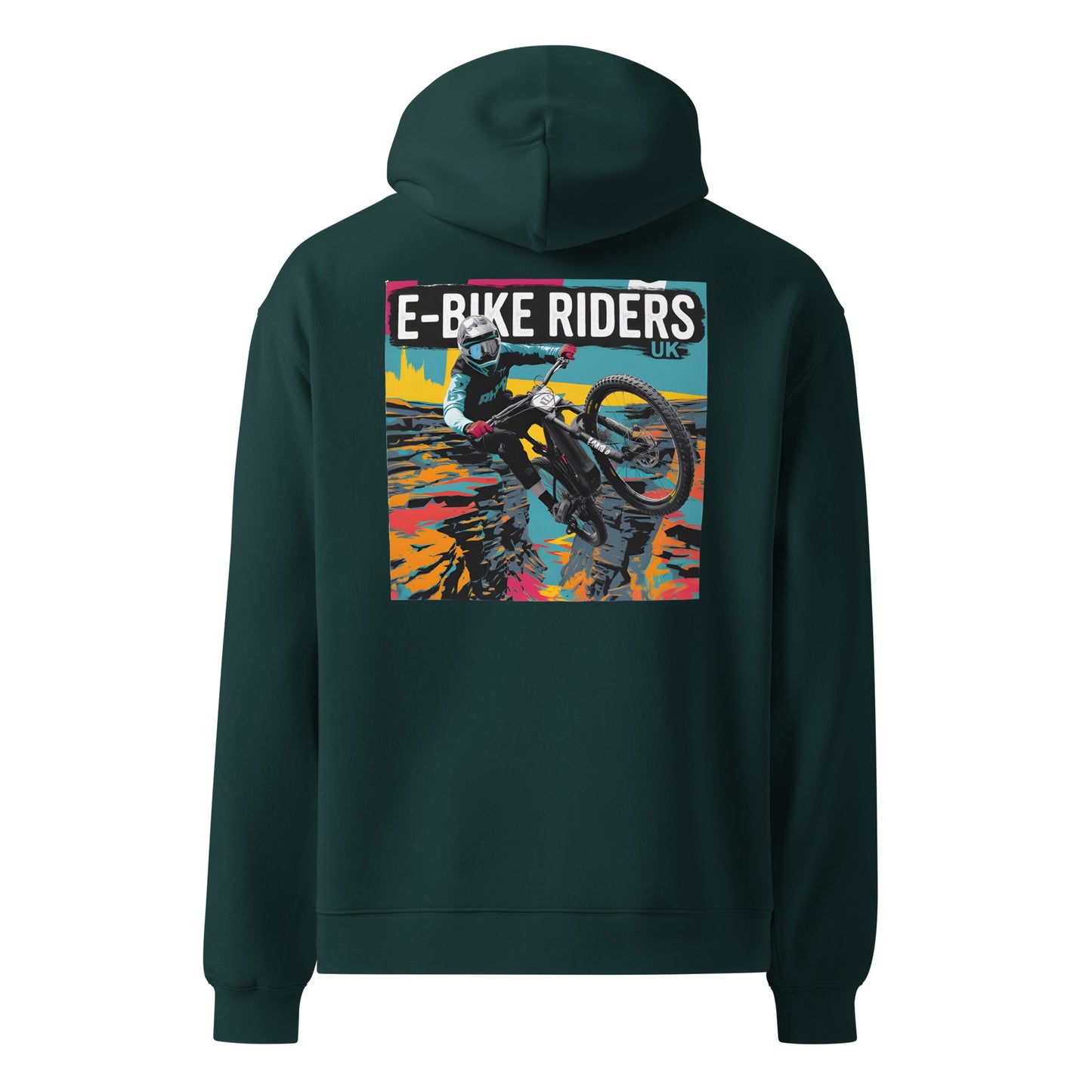 Unisex E-bike riders Canyon oversized hoodie