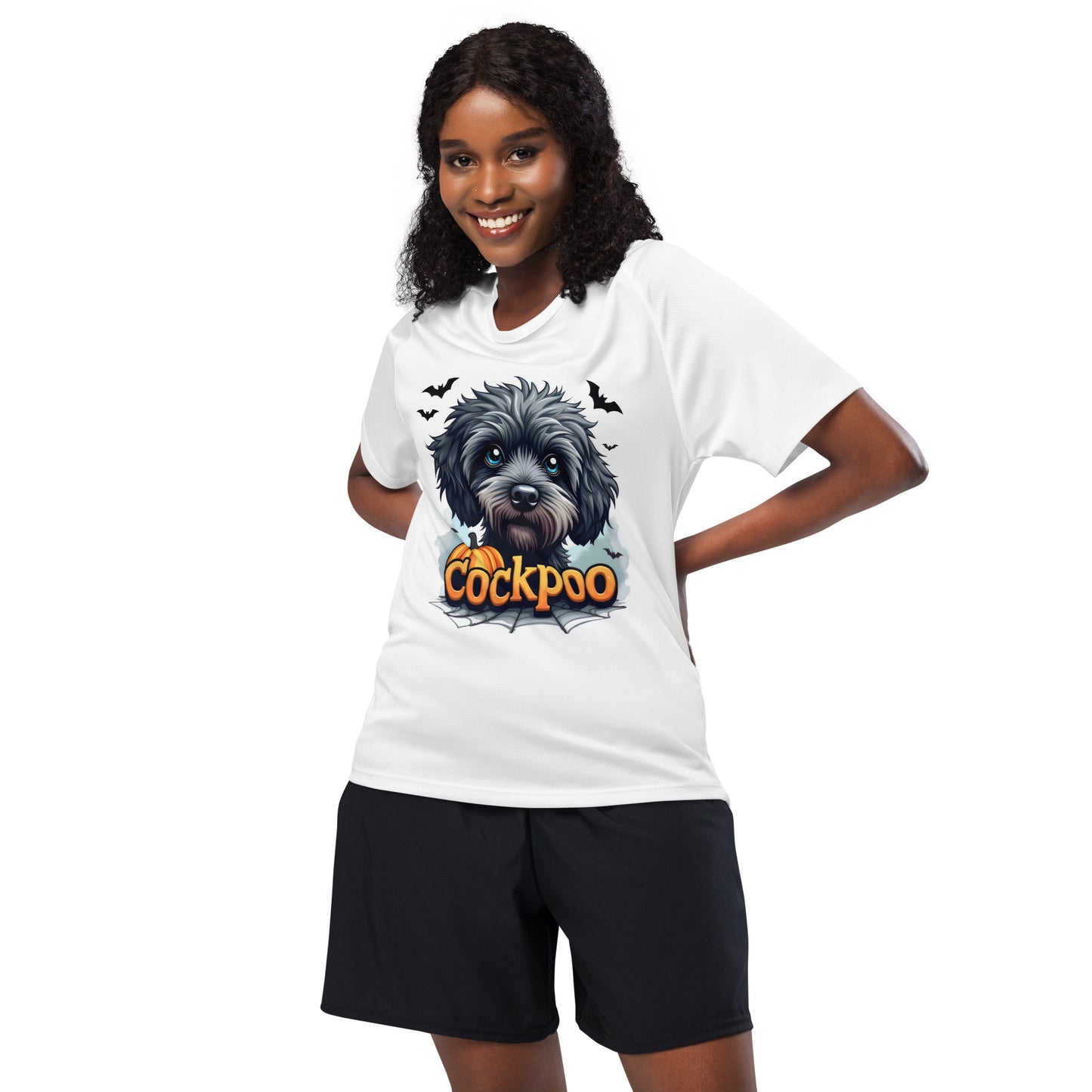 Unisex Halloween cockapoo dog sports jersey