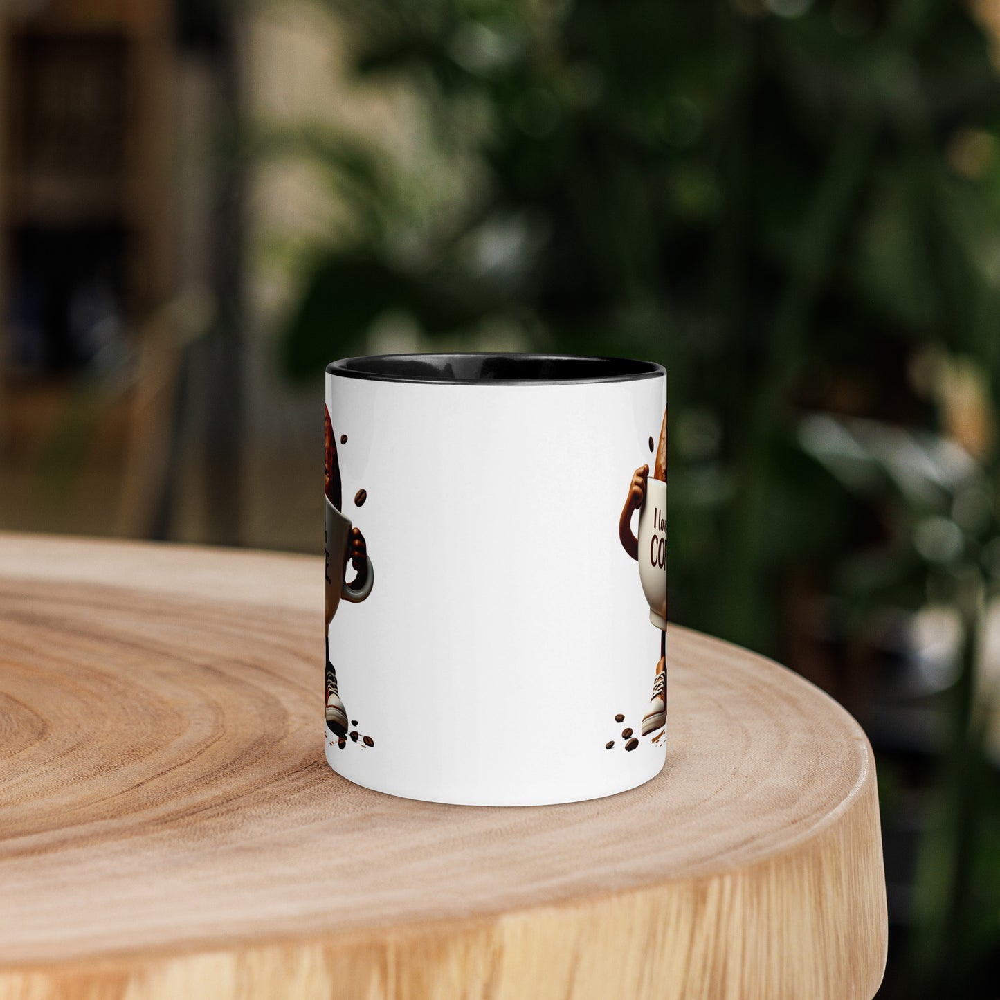 I love fresh coffee Mug with Color Inside