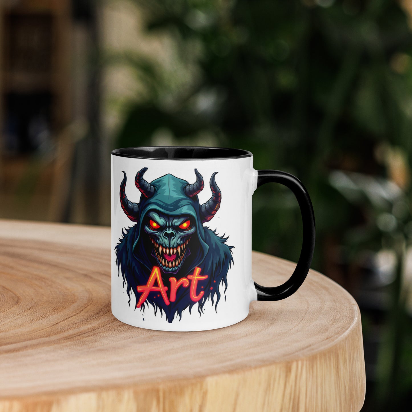 Twin print AI Monster Arts series 2 Mug with Color Inside