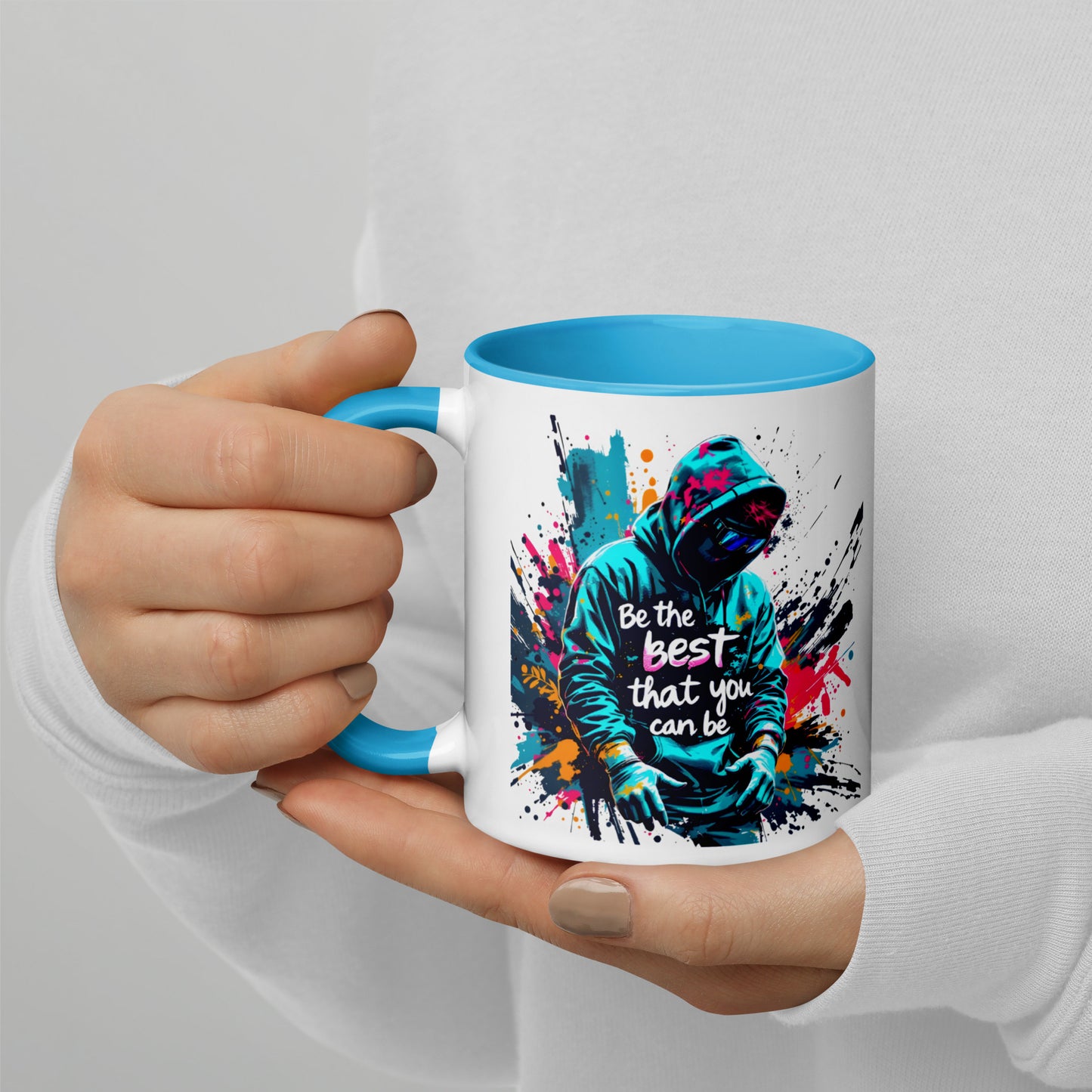 Mug Unisex MTB express with Color Inside