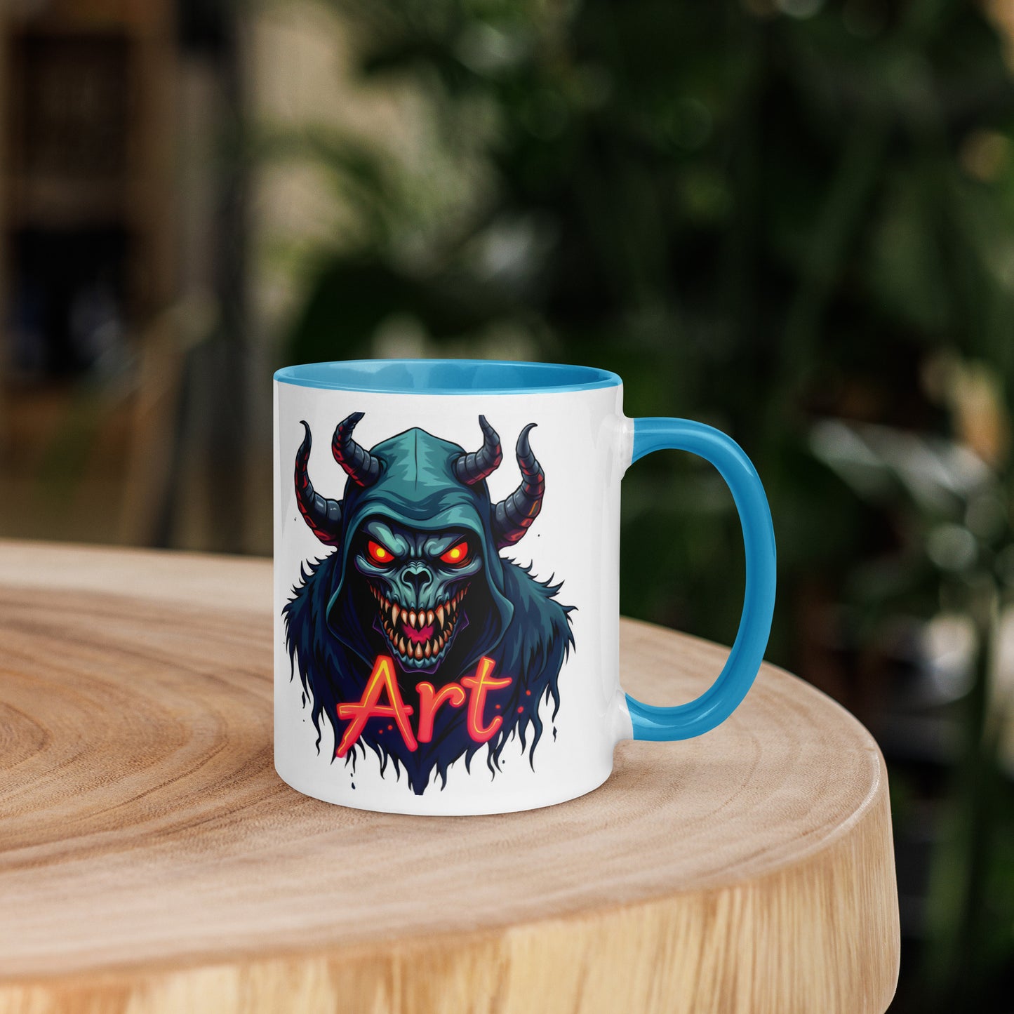 Twin print AI Monster Arts series 2 Mug with Color Inside