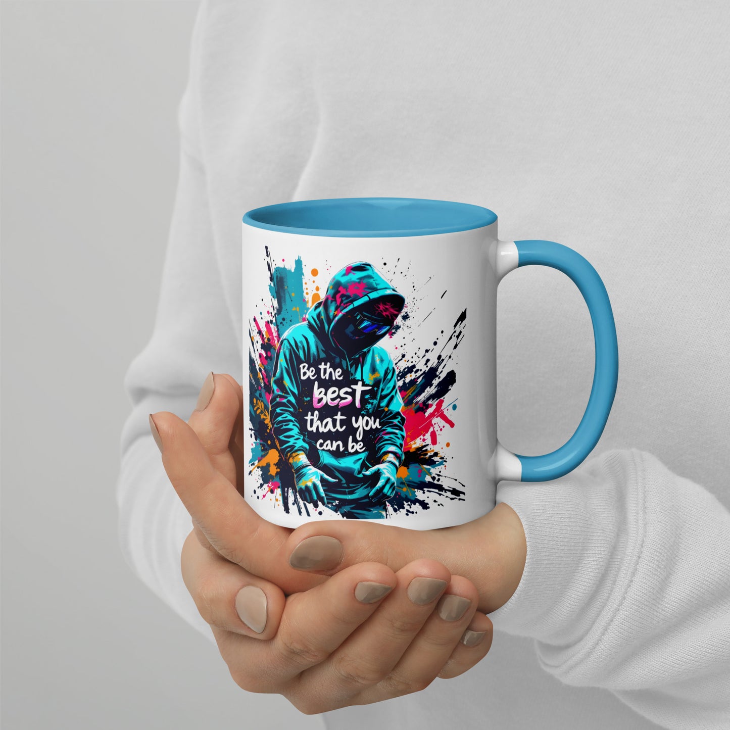 Mug Unisex MTB express with Color Inside