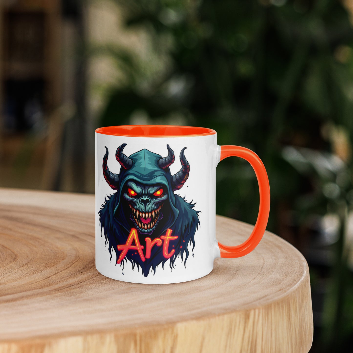 Twin print AI Monster Arts series 2 Mug with Color Inside