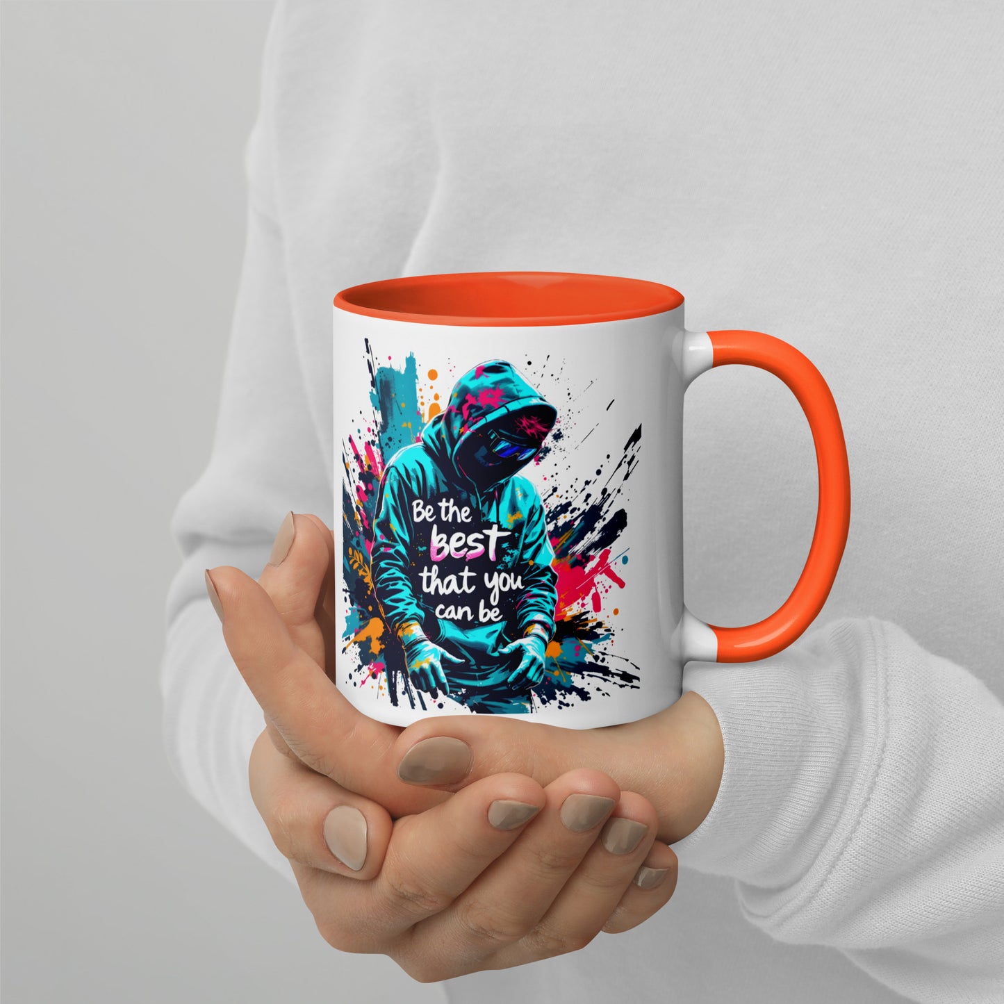 Mug Unisex MTB express with Color Inside