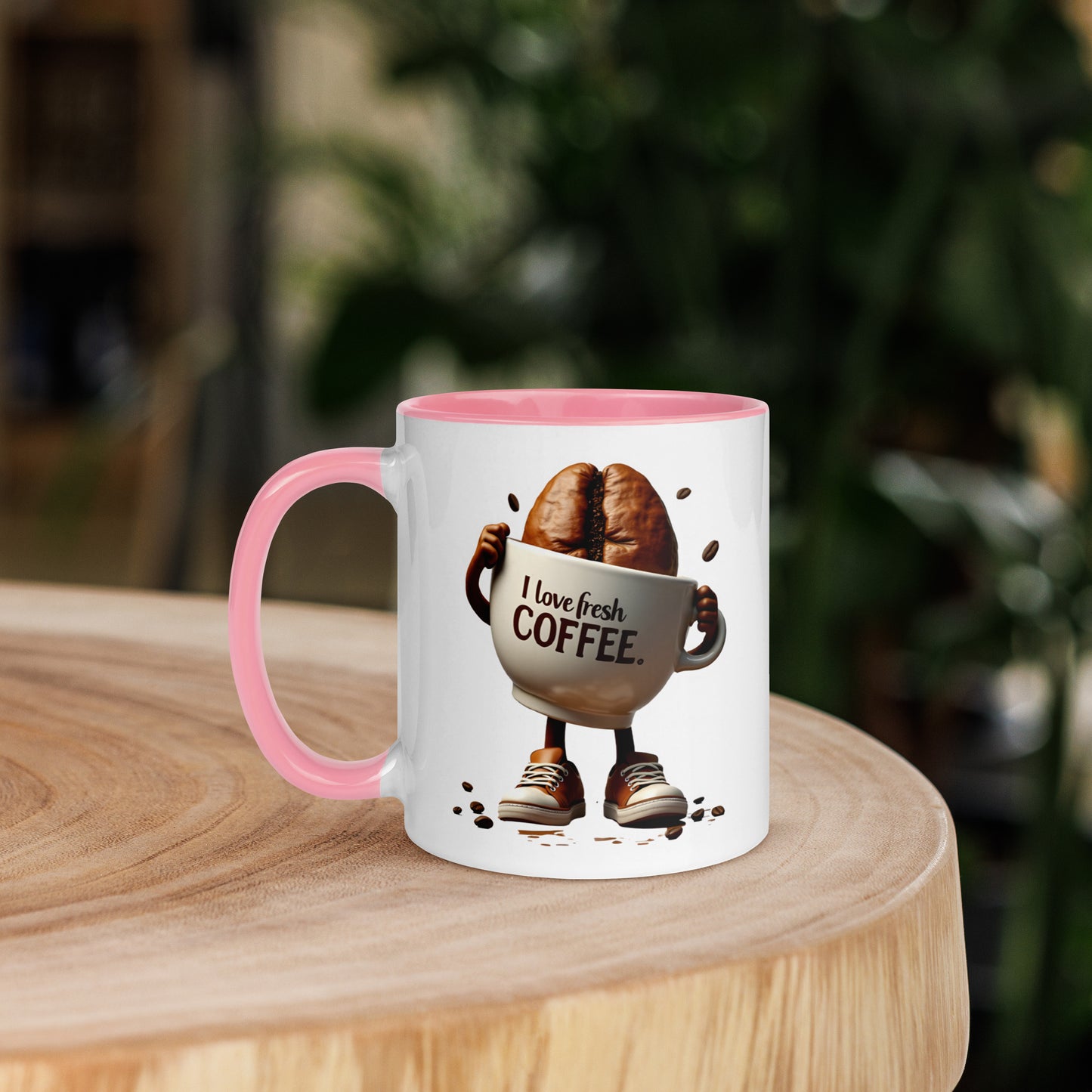 I love fresh coffee Mug with Color Inside
