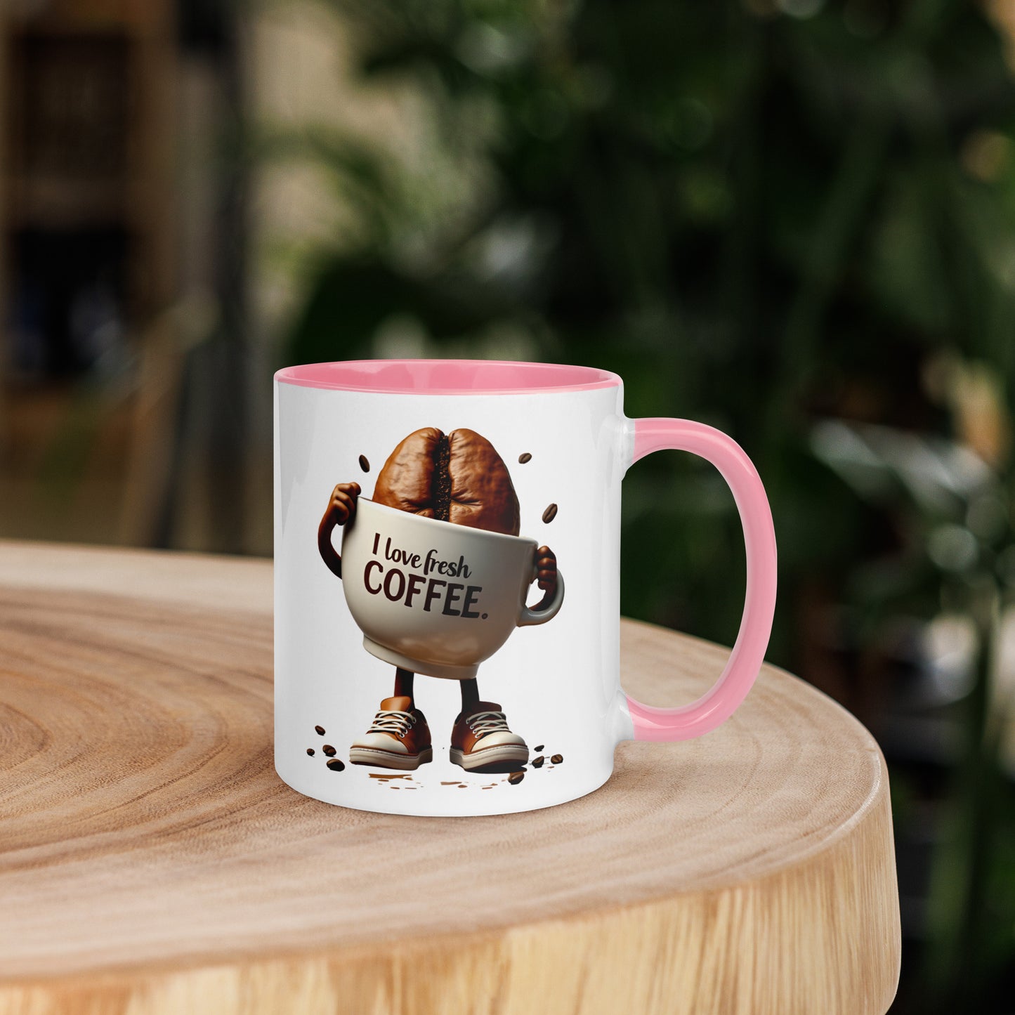 I love fresh coffee Mug with Color Inside