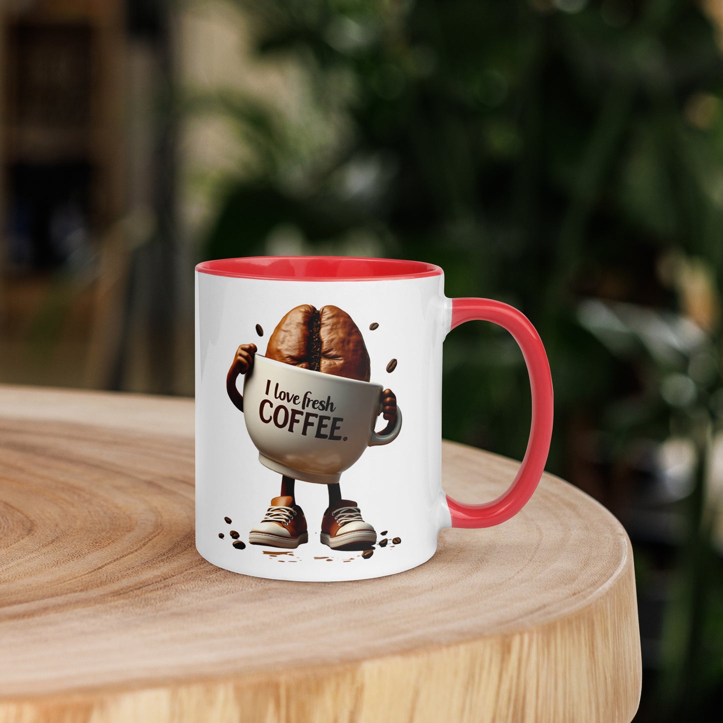 I love fresh coffee Mug with Color Inside