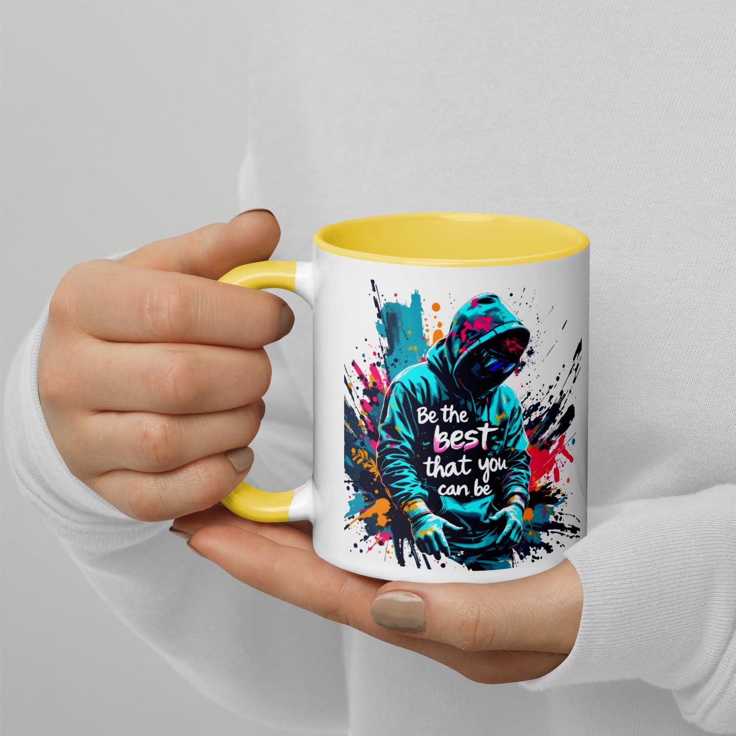 Mug Unisex MTB express with Color Inside
