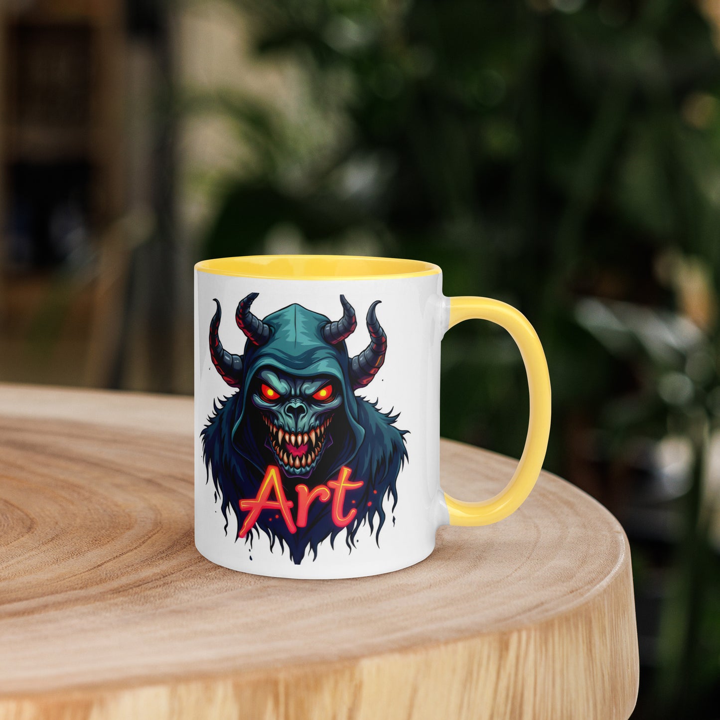 Twin print AI Monster Arts series 2 Mug with Color Inside
