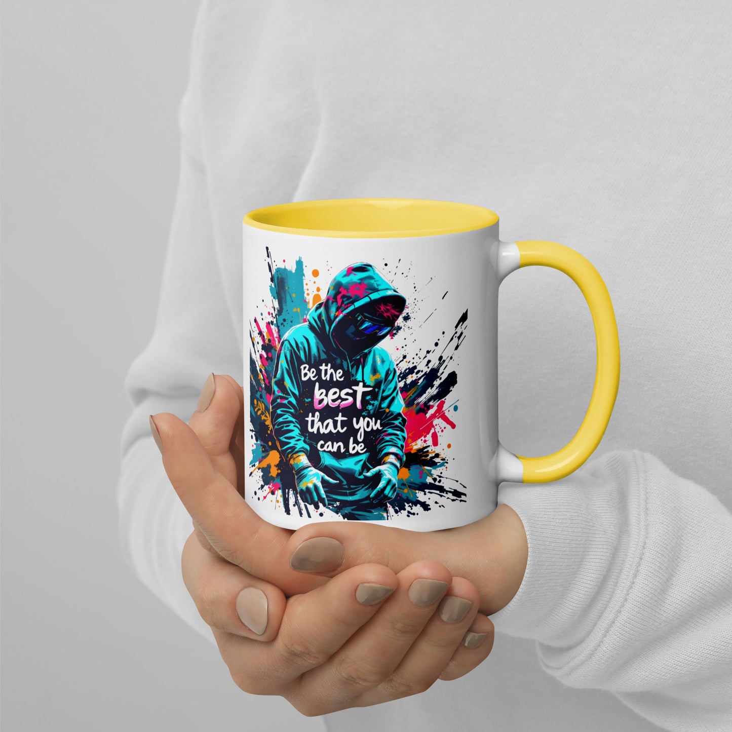 Mug Unisex MTB express with Color Inside