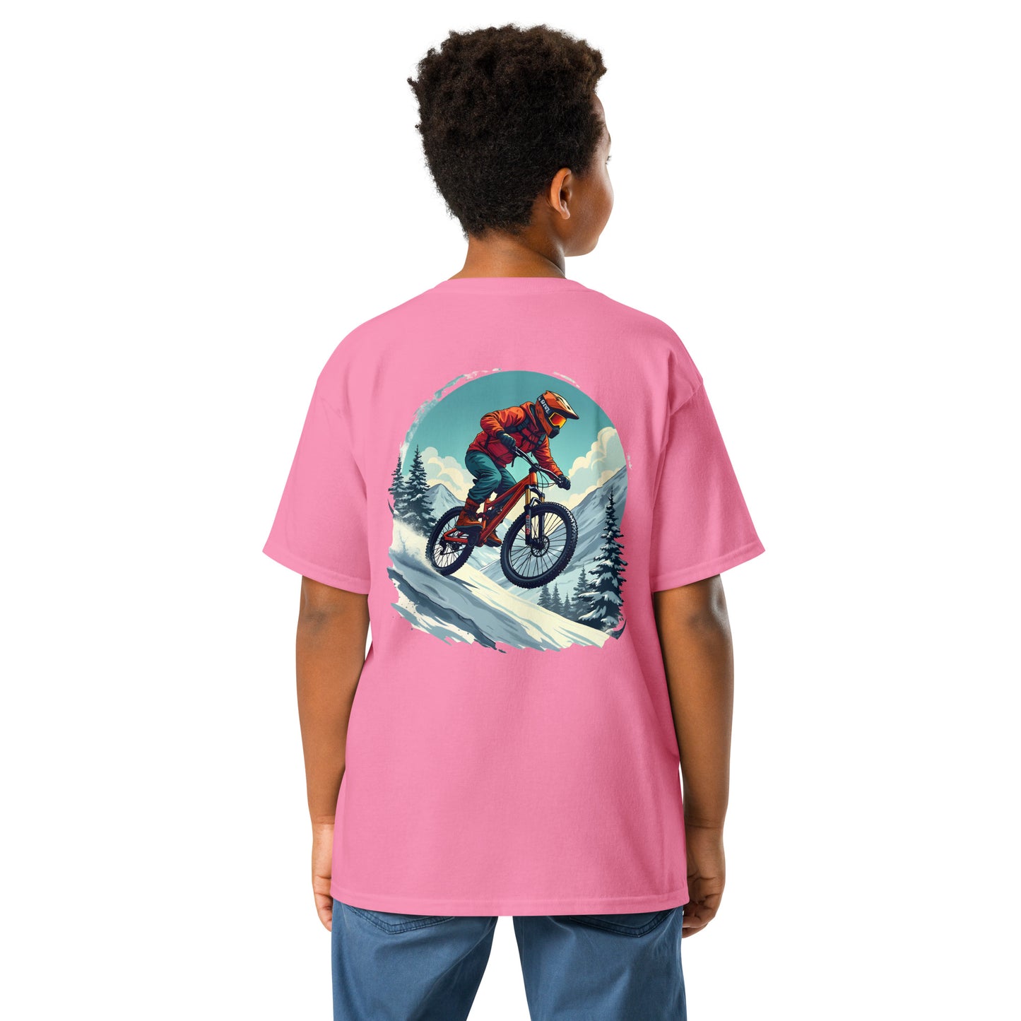 Youth Snow descender classic tee