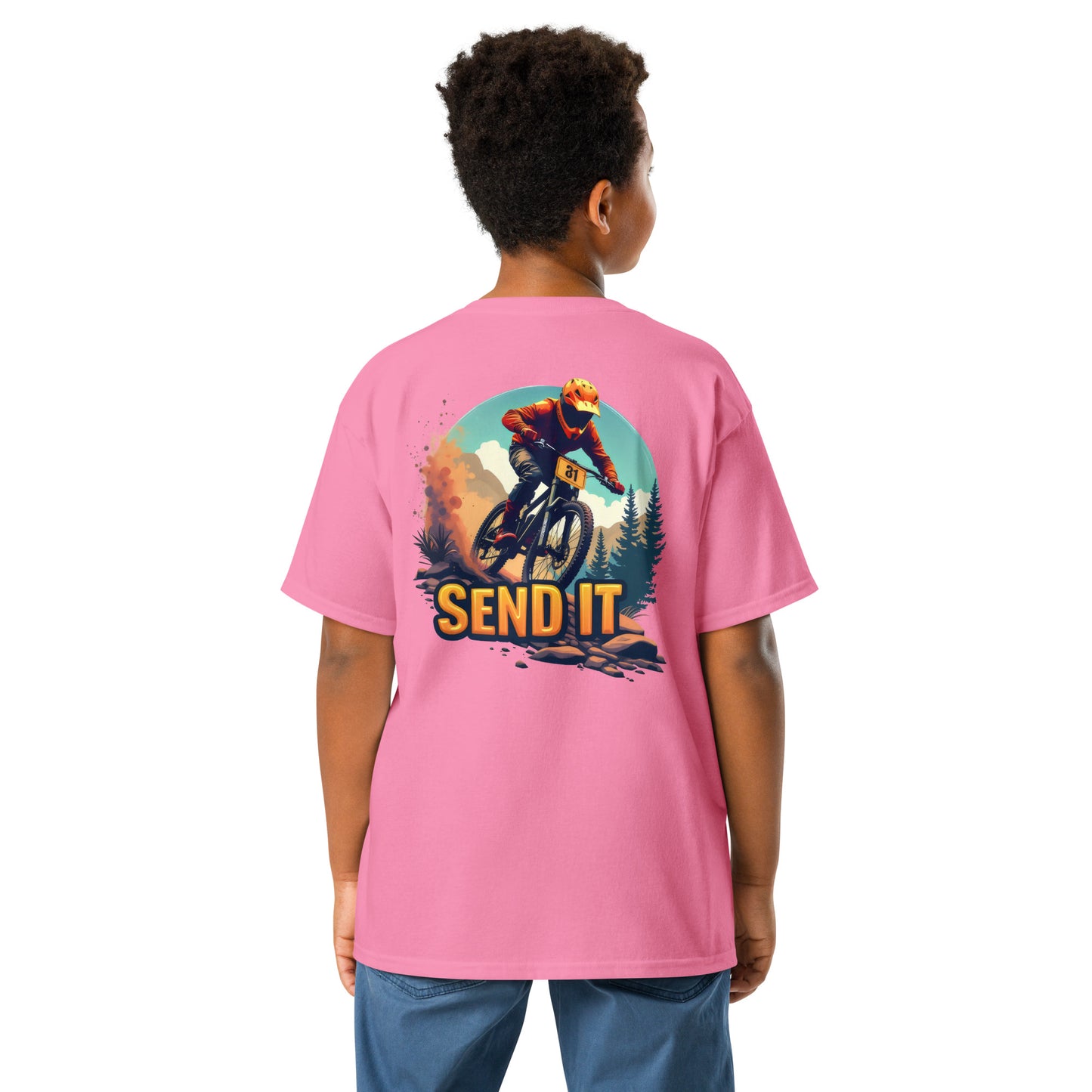 Youth Send it MTB  classic tee