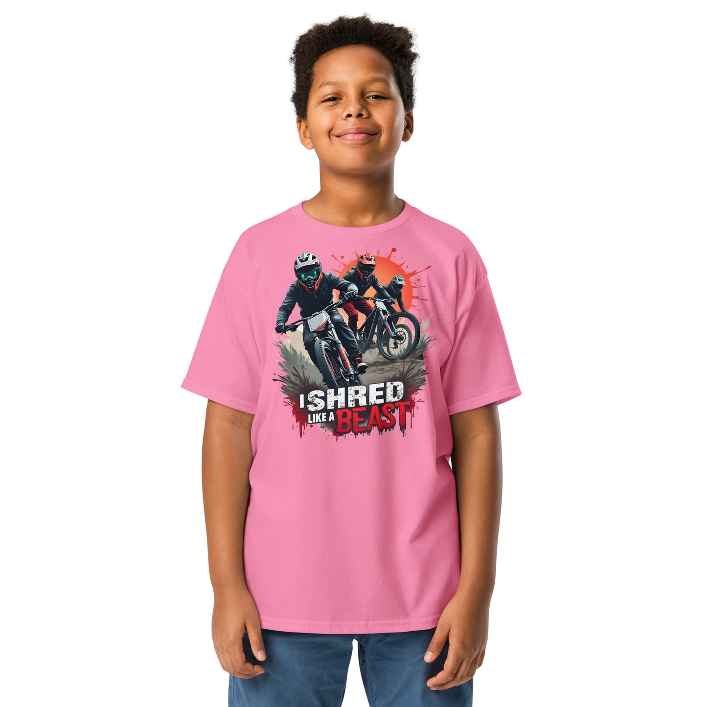 Youth I shred like a beast  classic tee