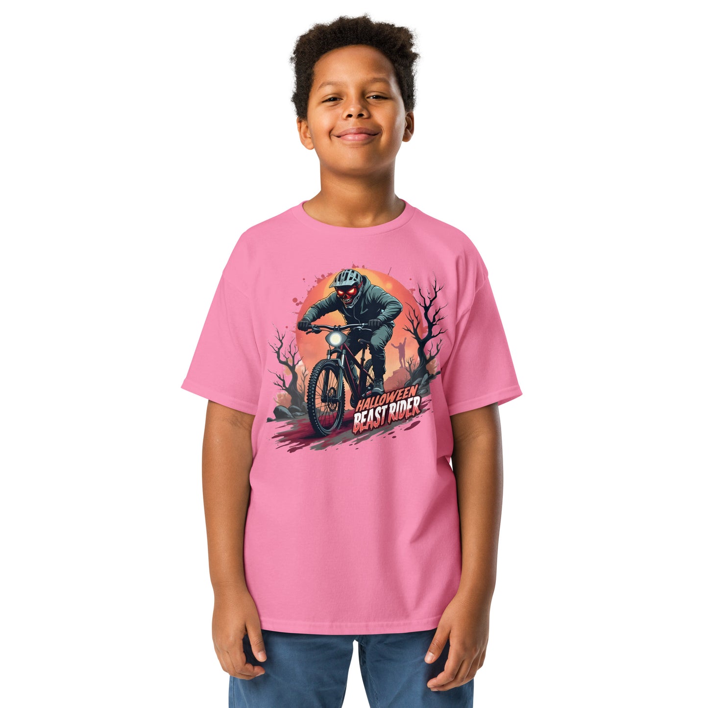 Youth Girls and boys Halloween rider classic tee