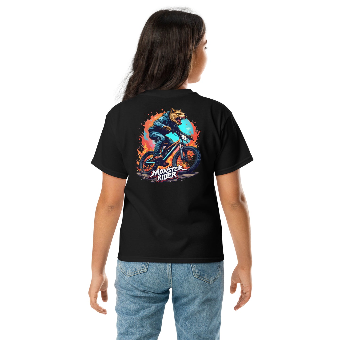 Youth wolf Monster Rider classic tee