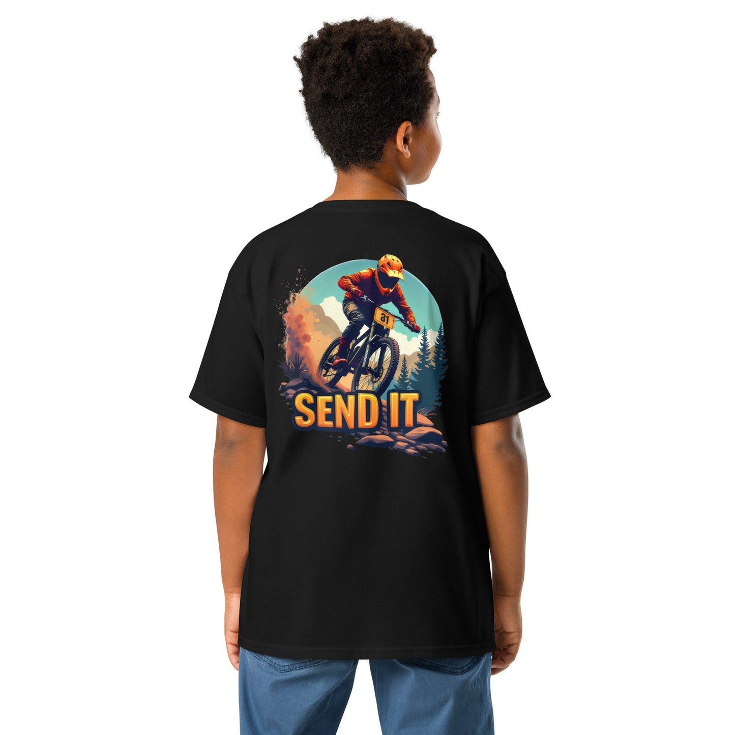 Youth Send it MTB  classic tee