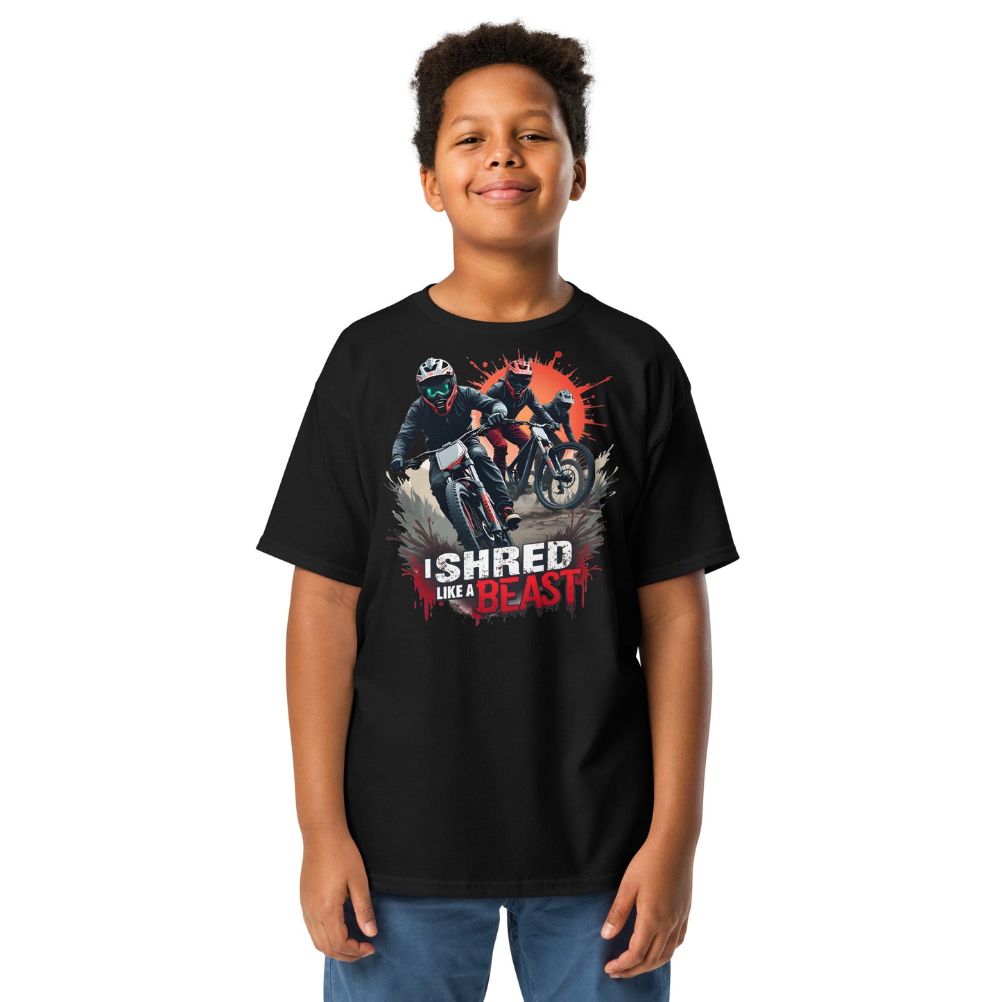 Youth I shred like a beast  classic tee