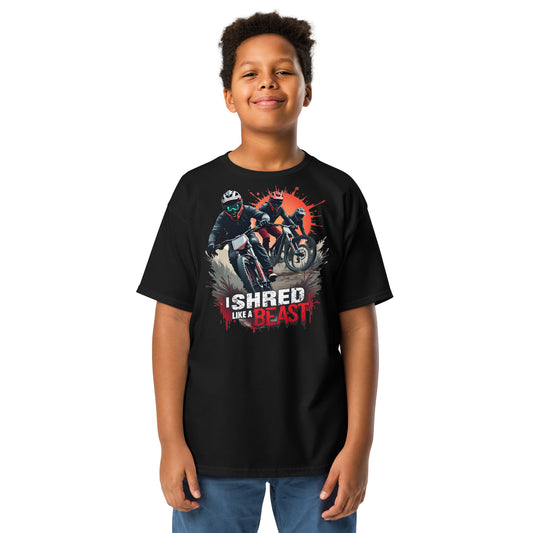 Youth I shred like a beast  classic tee
