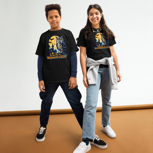 Youth Spooky Halloween Owl classic tee