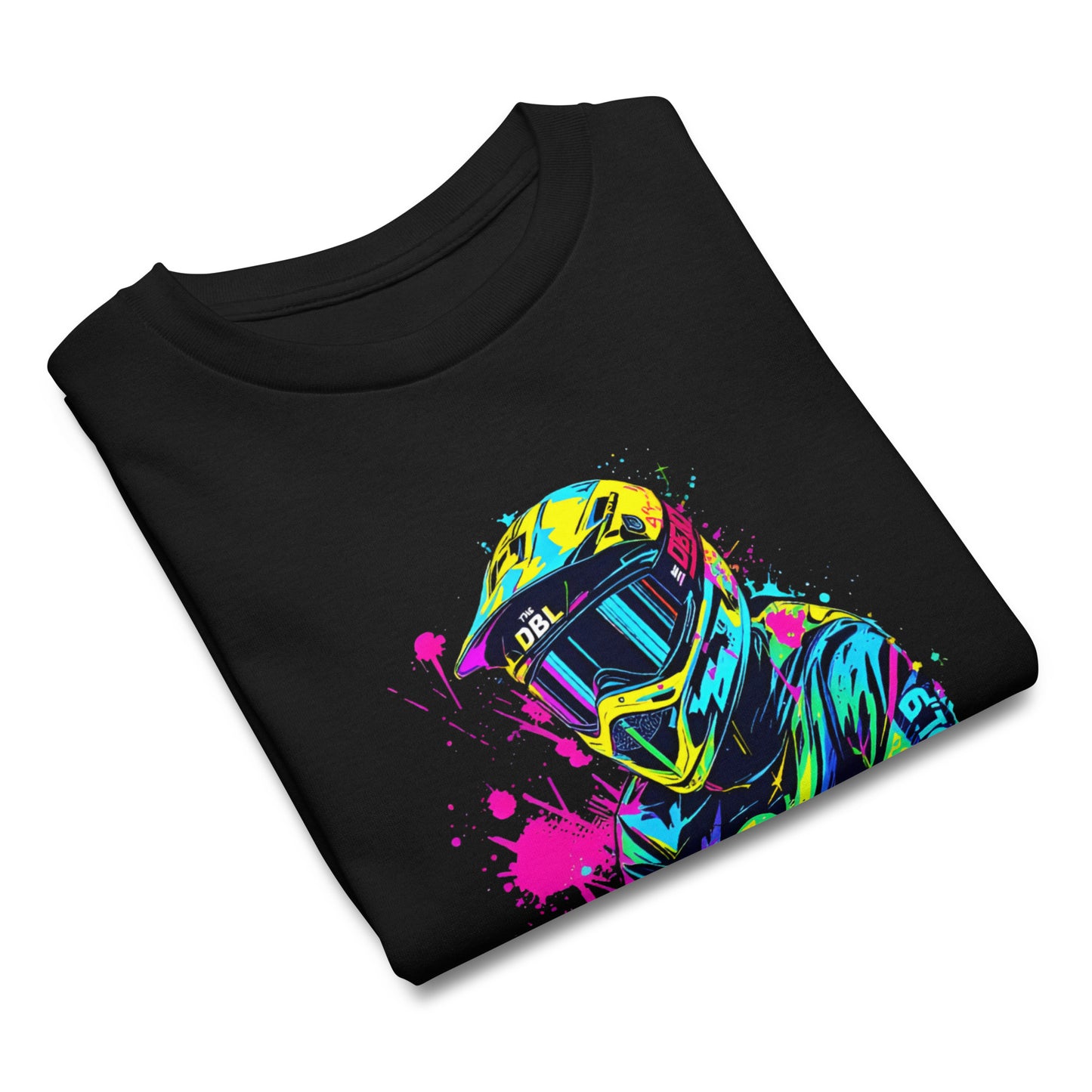 Youth Psychedelic bike art classic tee