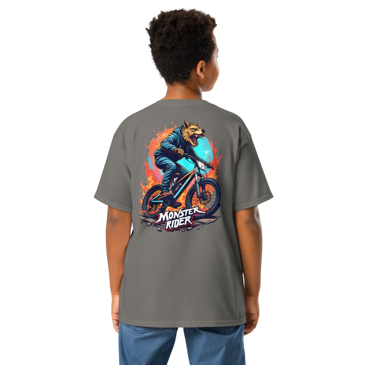 Youth wolf Monster Rider classic tee