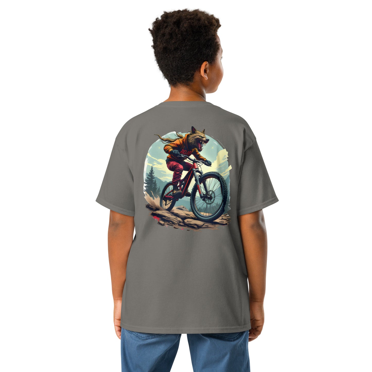Youth Wolfman rides classic tee