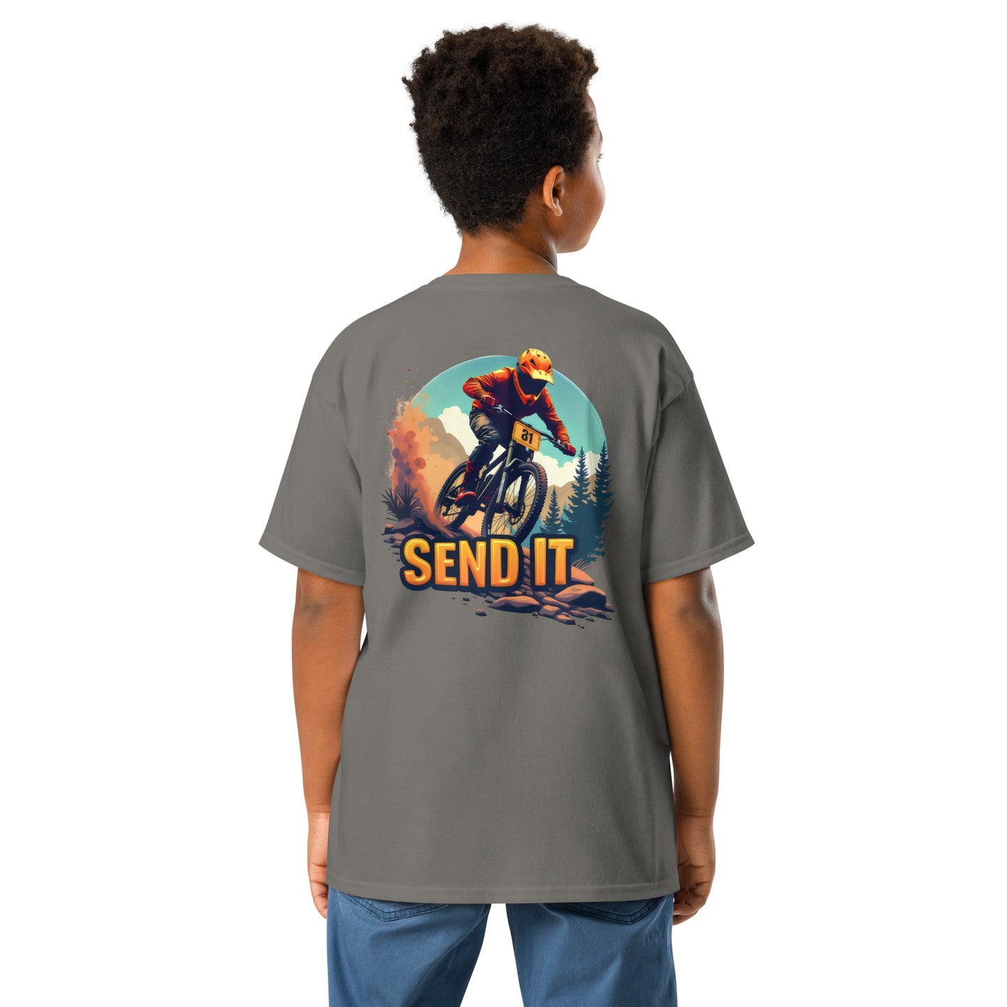 Youth Send it MTB  classic tee